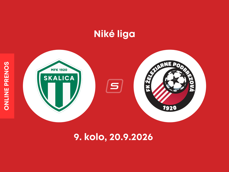 MFK Skalica - FK Železiarne Podbrezová: ONLINE prenos zo zápasu 9. kola Niké ligy.