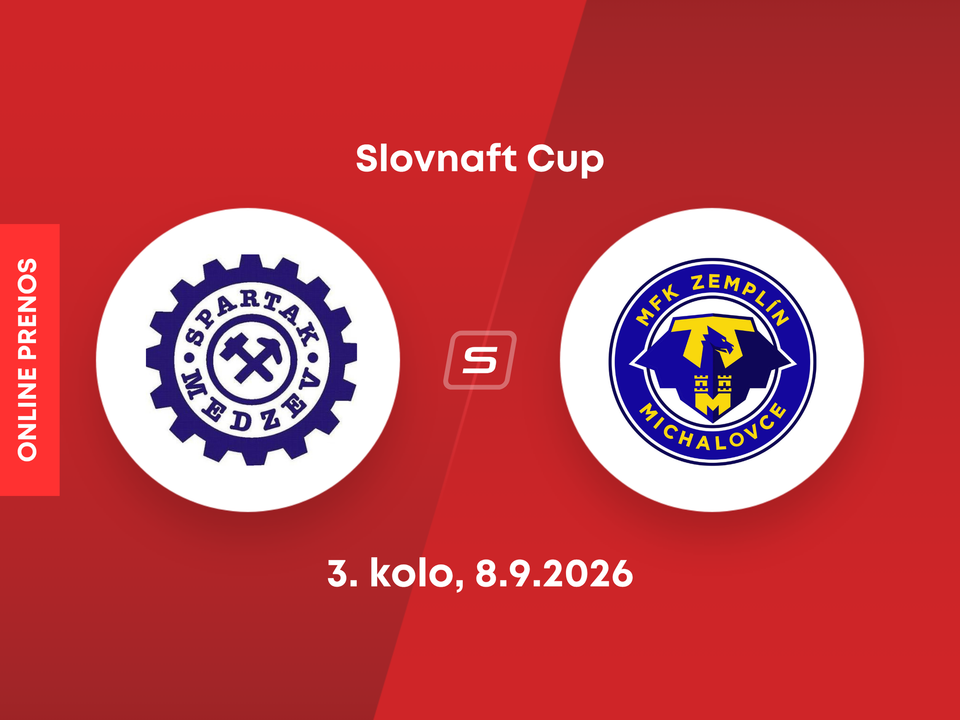 MFK Spartak Medzev - MFK Zemplín Michalovce: ONLINE prenos zo zápasu 3. kola Slovnaft Cupu.