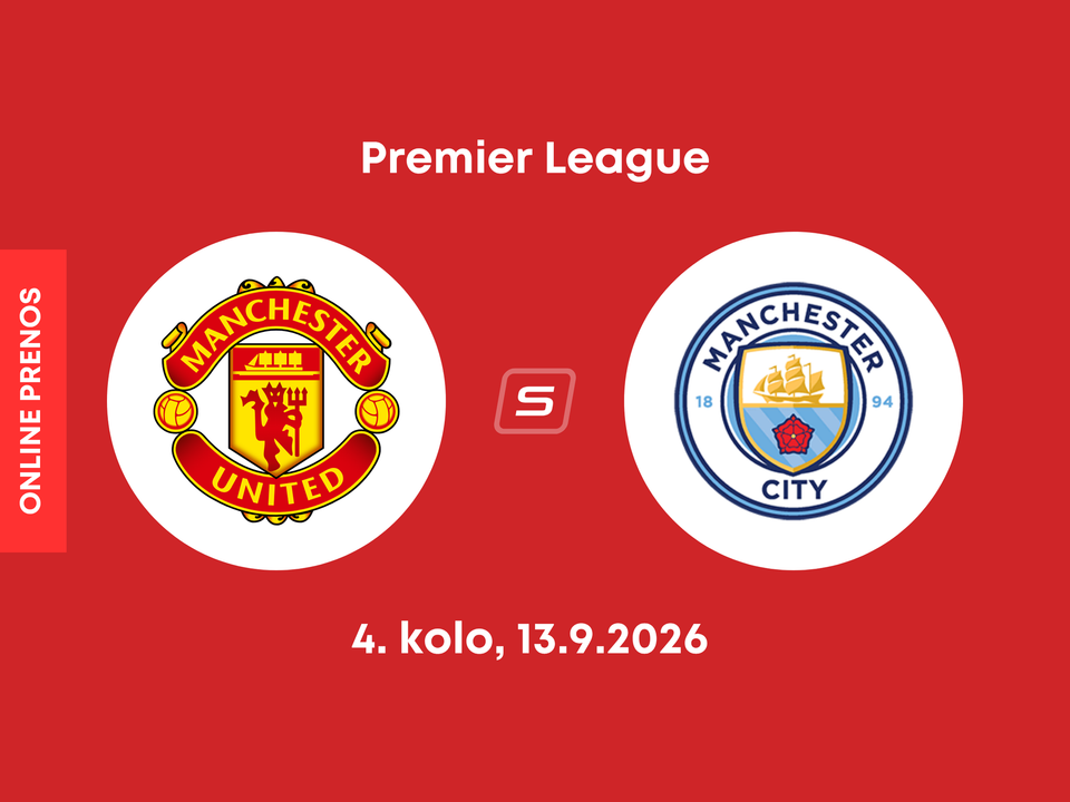 Manchester United - Manchester City: ONLINE prenos zo zápasu 2. kola Premier League.