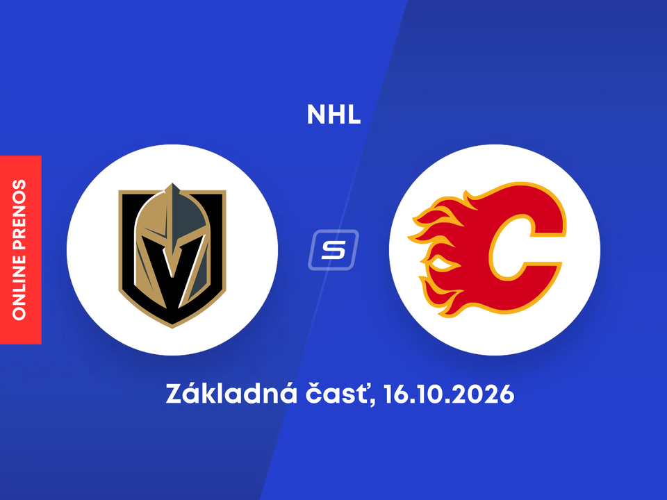Vegas Golden Knights - Calgary Flames: ONLINE prenos zo zápasu NHL.