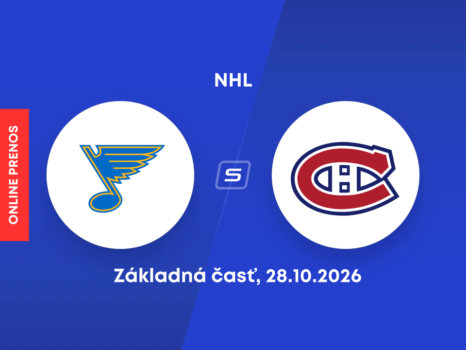 St. Louis Blues - Montreal Canadiens: ONLINE prenos zo zápasu NHL.