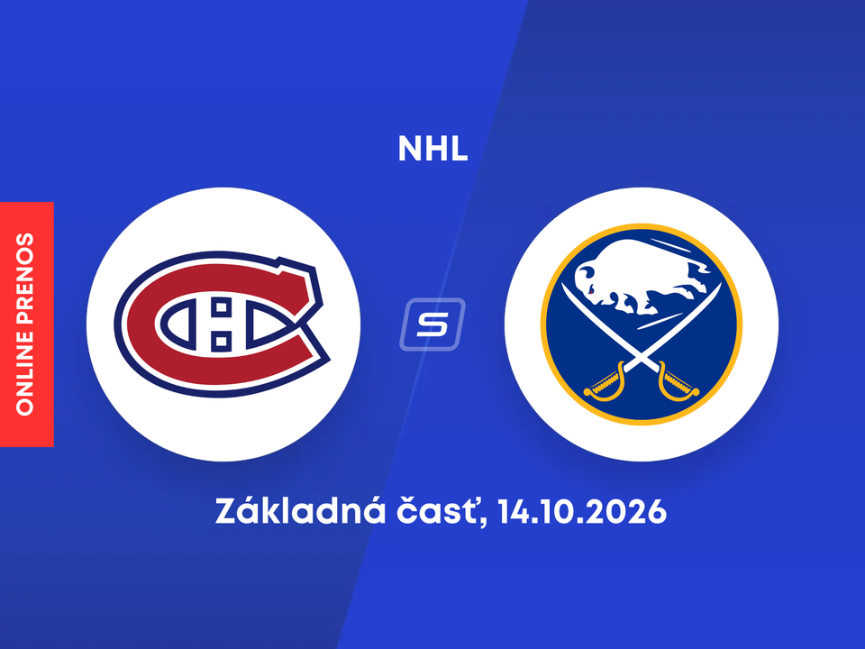 Montreal Canadiens - Buffalo Sabres: ONLINE prenos zo zápasu NHL.