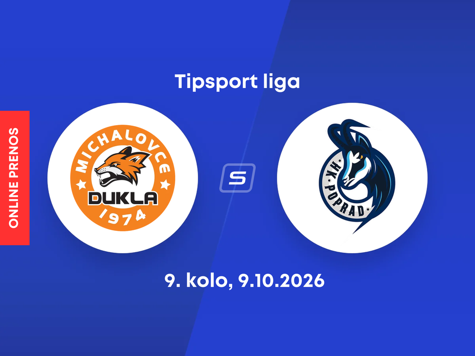 HK Dukla Michalovce - HK Poprad: ONLINE prenos zo zápasu 9. kola Tipsport ligy.