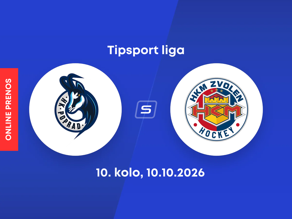 HK Poprad - HKM Zvolen: ONLINE prenos zo zápasu 10. kola Tipsport ligy.