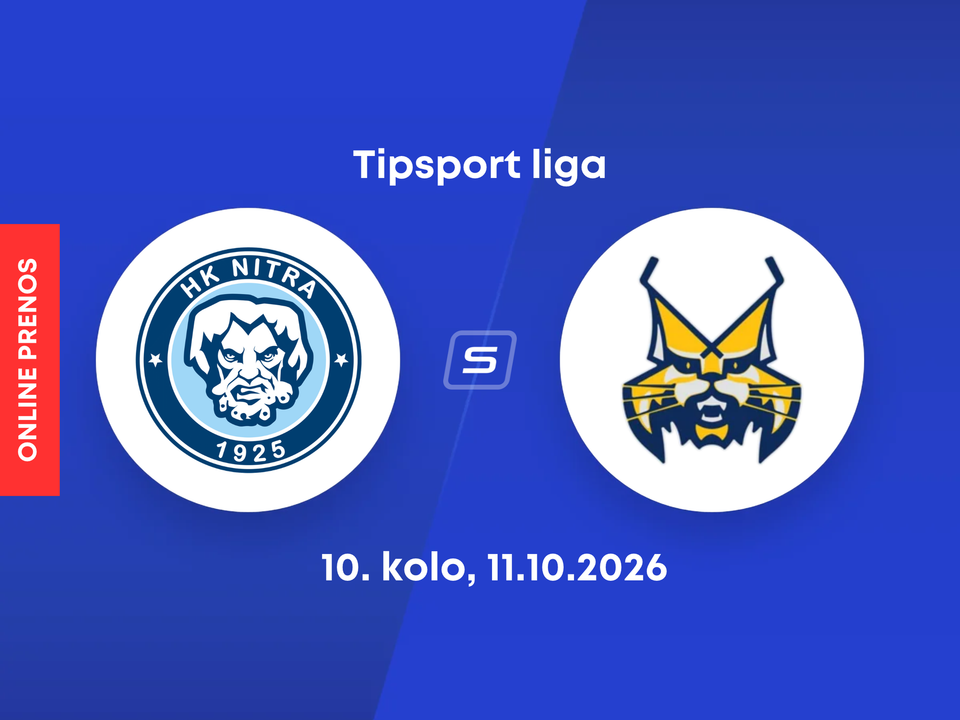 HK Nitra - HK Spišská Nová Ves: ONLINE prenos zo zápasu 10. kola Tipsport ligy.