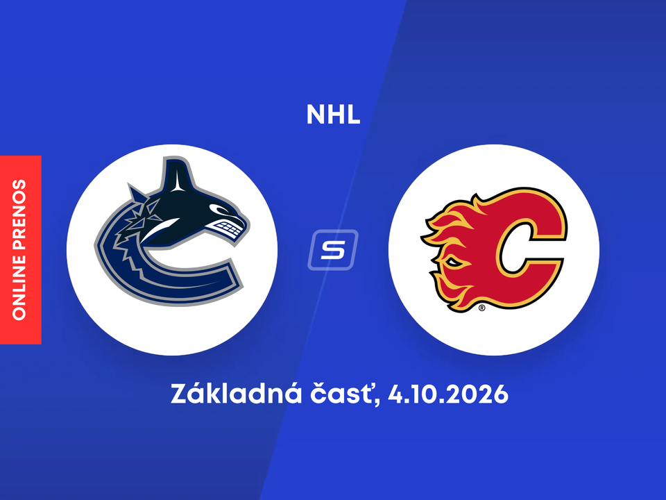 Vancouver Canucks - Calgary Flames: ONLINE prenos zo zápasu NHL.