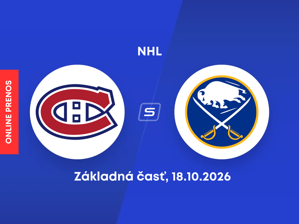 Montreal Canadiens - Buffalo Sabres: ONLINE prenos zo zápasu NHL.