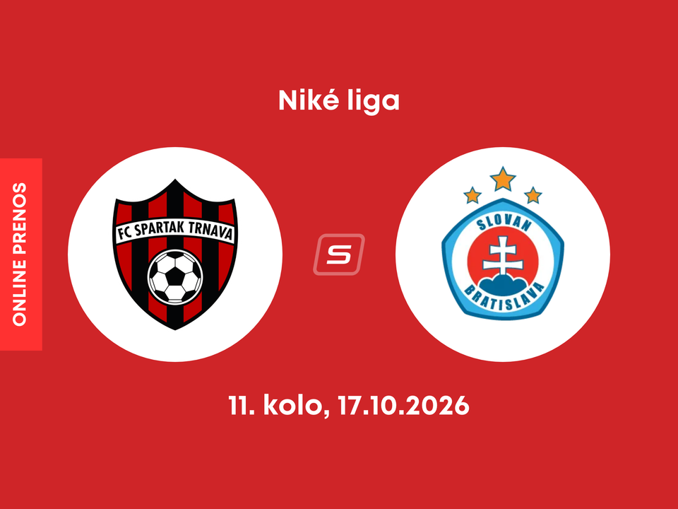 FC Spartak Trnava - ŠK Slovan Bratislava: ONLINE prenos zo zápasu 11. kola Niké ligy.