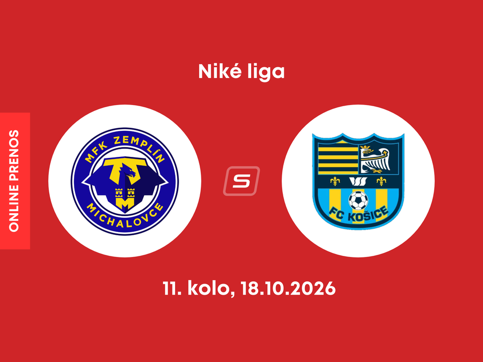 MFK Zemplín Michalovce - FC Košice: ONLINE prenos zo zápasu 11. kola Niké ligy.