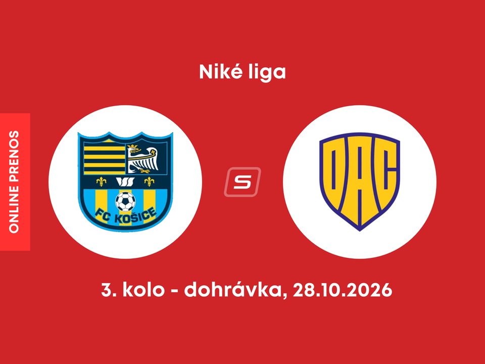 FC Košice - FC DAC Dunajská Streda: ONLINE prenos z dohrávky zápasu 3. kola Niké ligy.