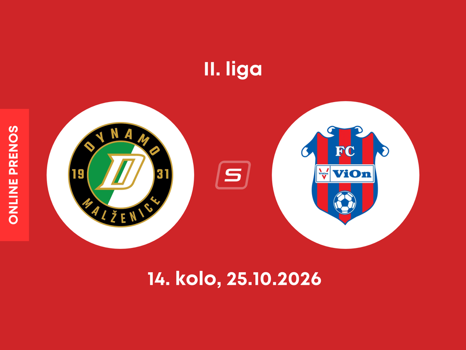 OFK Malženice - FC ViOn Zlaté Moravce: ONLINE prenos zo zápasu 14. kola II. ligy.