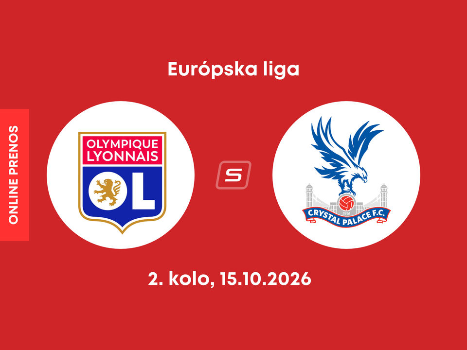 Olympique Lyon - Crystal Palace: ONLINE prenos zo zápasu 2. kola ligovej fázy Európskej ligy.