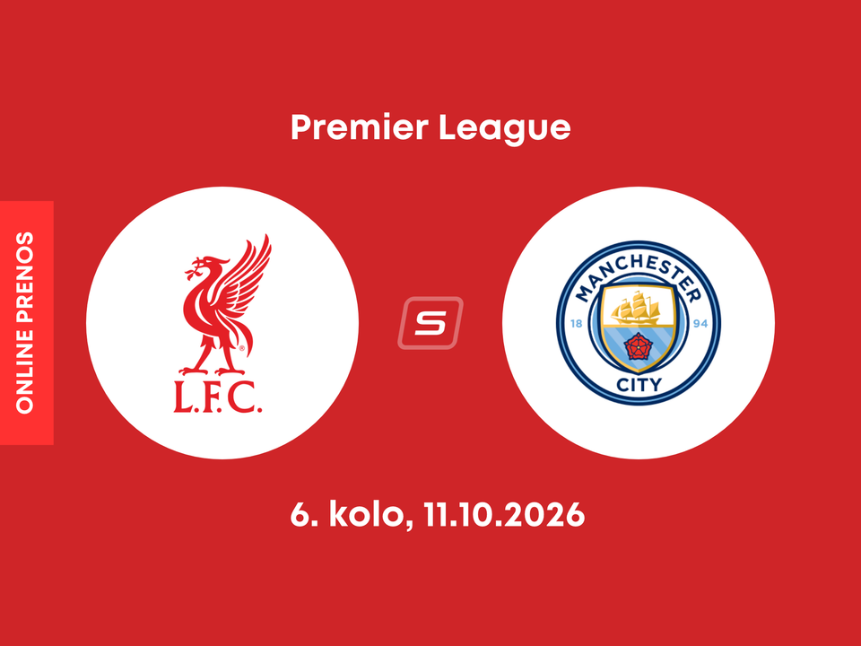 Liverpool FC - Manchester City: ONLINE prenos zo zápasu 6. kola Premier League. 