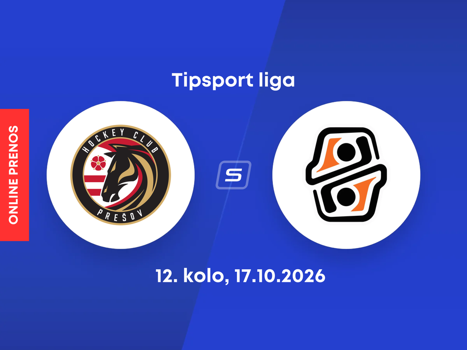 HC Prešov - HC Košice: ONLINE prenos zo zápasu 12. kola Tipsport ligy.