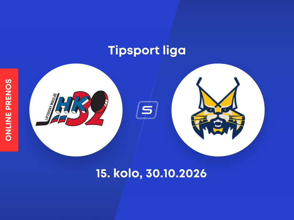 HK 32 Liptovský Mikuláš - HK Spišská Nová Ves: ONLINE prenos zo zápasu 15. kola Tipsport ligy.