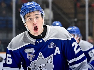 Ján Chovan v drese Sudbury