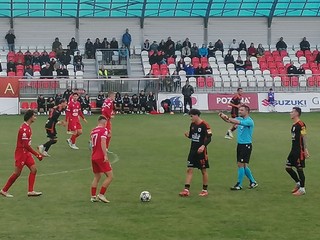 Momentka zo zápasu Zvolen - Ružomberok.