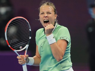 Estónska tenistka Anett Kontavieitová. 