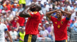 Momentka zo zápasu Belgicko - Egypt