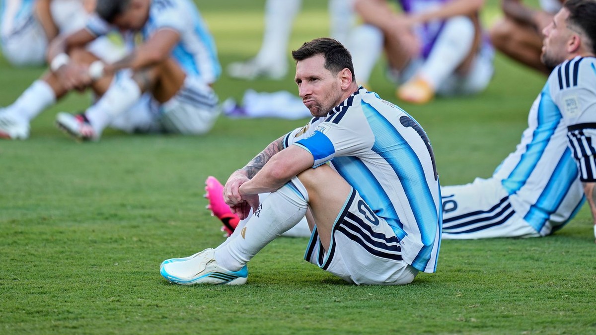 Kapitán Argentíny Lionel Messi.