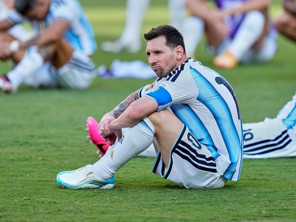 Kapitán Argentíny Lionel Messi.