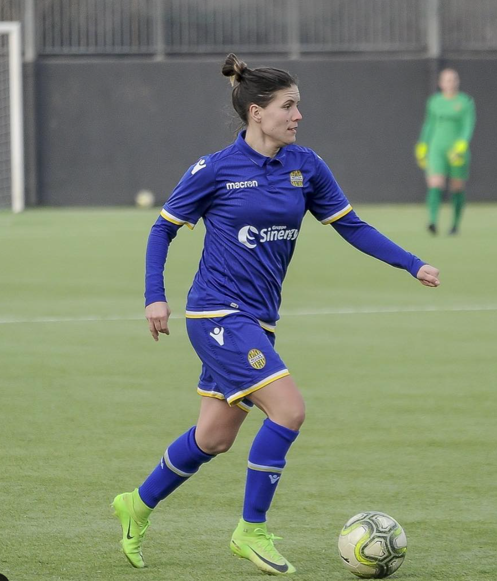 Lucia Ondrušová dohrala cez víkend celý zápas za svoj klub Hellas Verona.