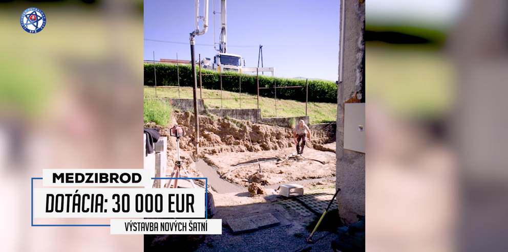 SFZ prispel na práce v Medzibrode sumou 30 000 eur.