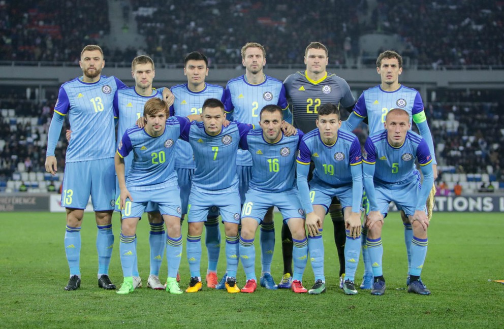Reprezentačné mužstvo Kazachstanu.