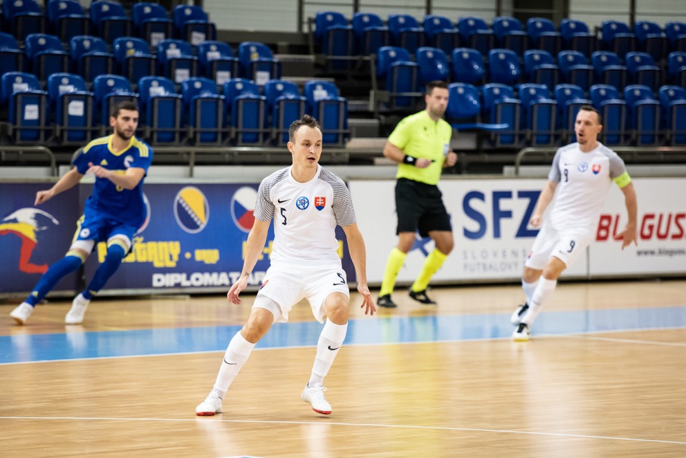Gabriel Rick v zápase Slovensko - Bosna a Hercegovina (5:4) na turnaji 4Nations v Piešťanoch.