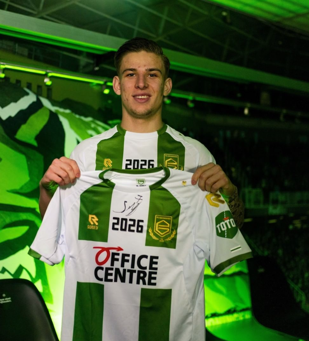 Tomáš Suslov po predĺžení zmluvy s FC Groningen.