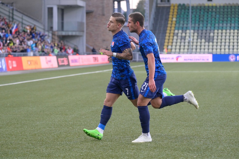 Tomáš Suslov otvoril skóre uvodného zápasu braáže U21 proti Ukrajine (3:2).