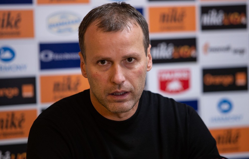 Tréner MFK Ružomberok Ondřej Smetana (28.10.2023).