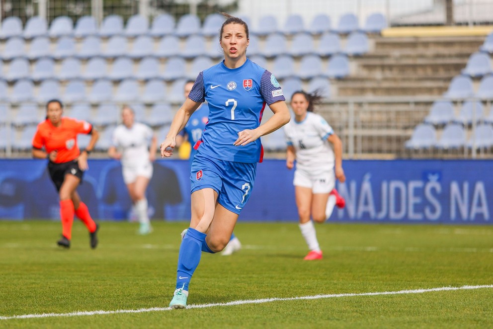 Patrícia Fischerová nastúpil v kvalifikačnom súboji Slovensko - Izrael (2:0) na svoj stý zápas v národnom drese.