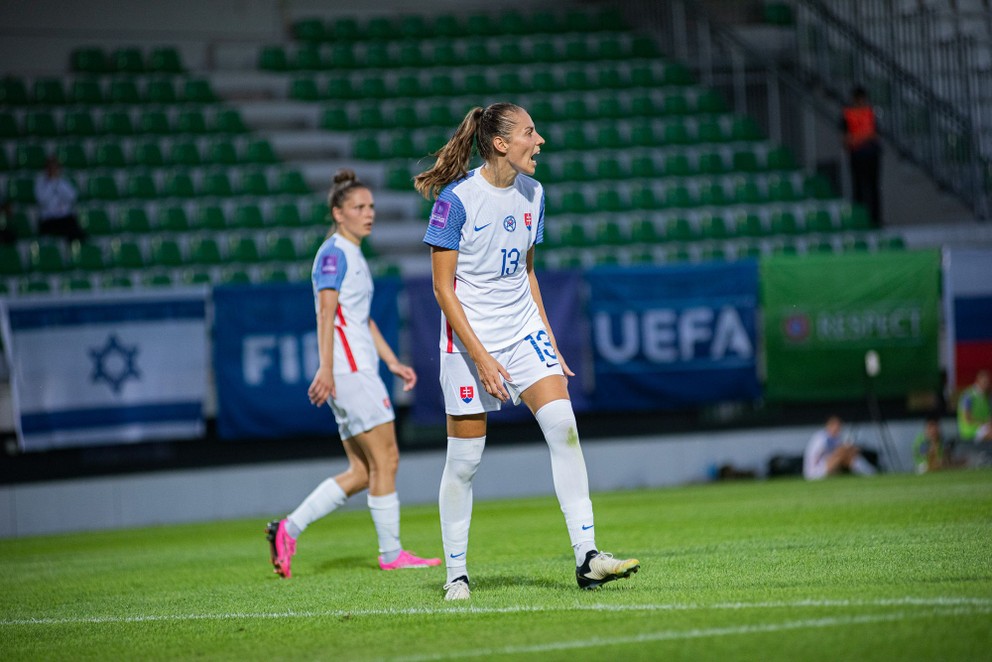 Strelkyňa prvého gólu Slovenska v zápase kvalifikácie ME 2025 s Izraelom Kristína Košíková