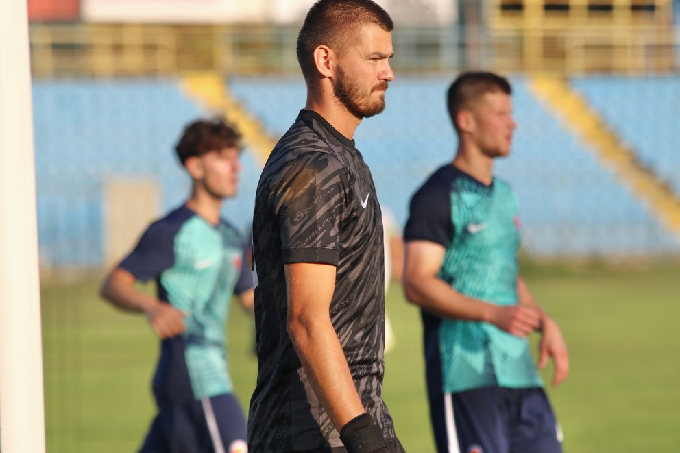 Martin Leško ako brankár FC Lokomotíva Košice.