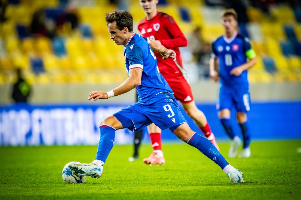 Roman Čerepkai v prípravnom zápase Slovensko 21 – Wales 21 v Dunajskej Strede (15.10.2024)