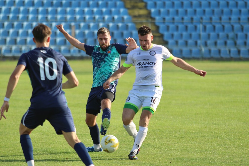 Jakub Straka v zápase proti FC Lokomotíva Košice.