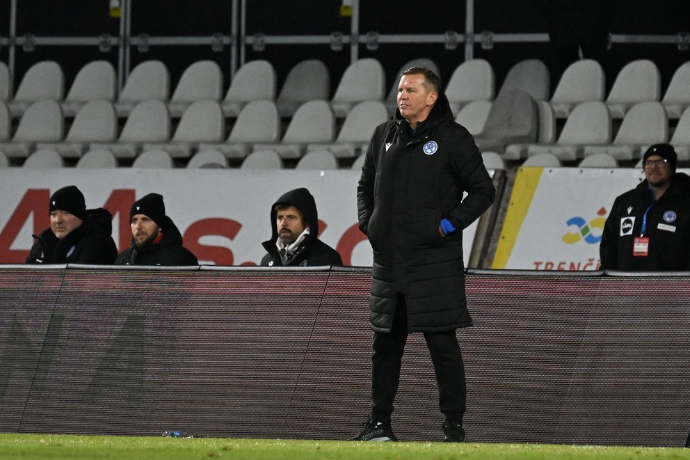 Jaroslav Kentoš v zápase Slovensko U21 – Portugalsko U21 v Trenčíne (18.11.2024)