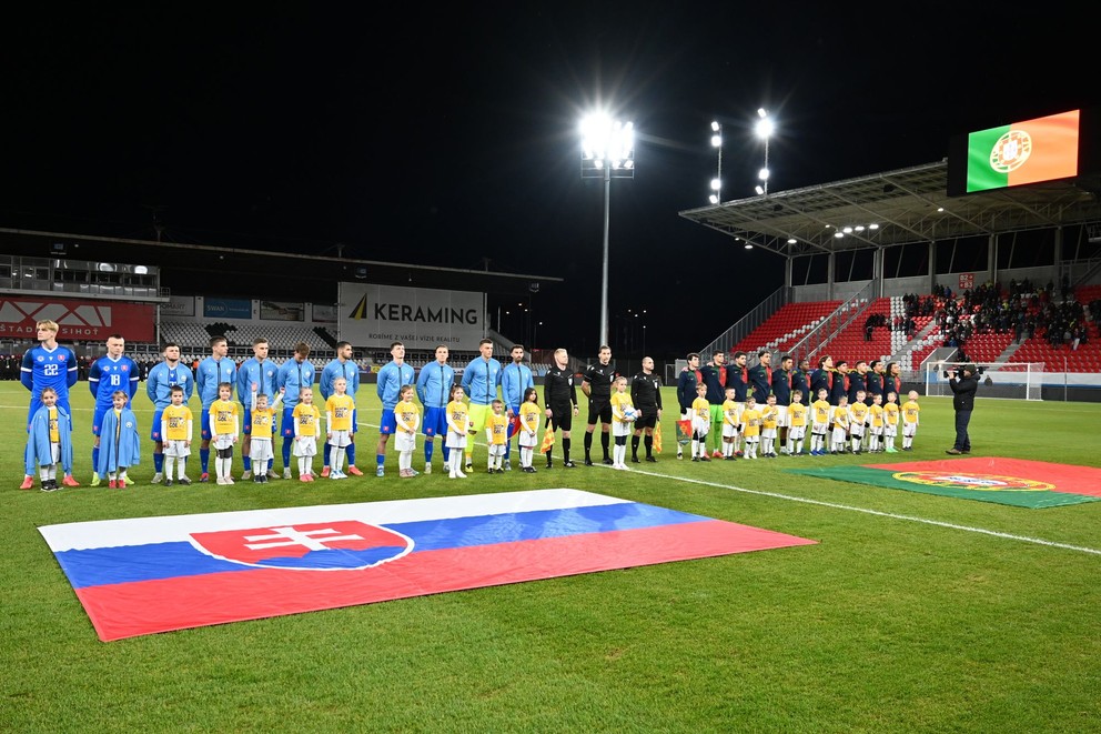 Slovenskí futbalisti do 21 rokov pred zápasom Slovensko U21 – Portugalsko U21 v Trenčíne (18.11.2024)