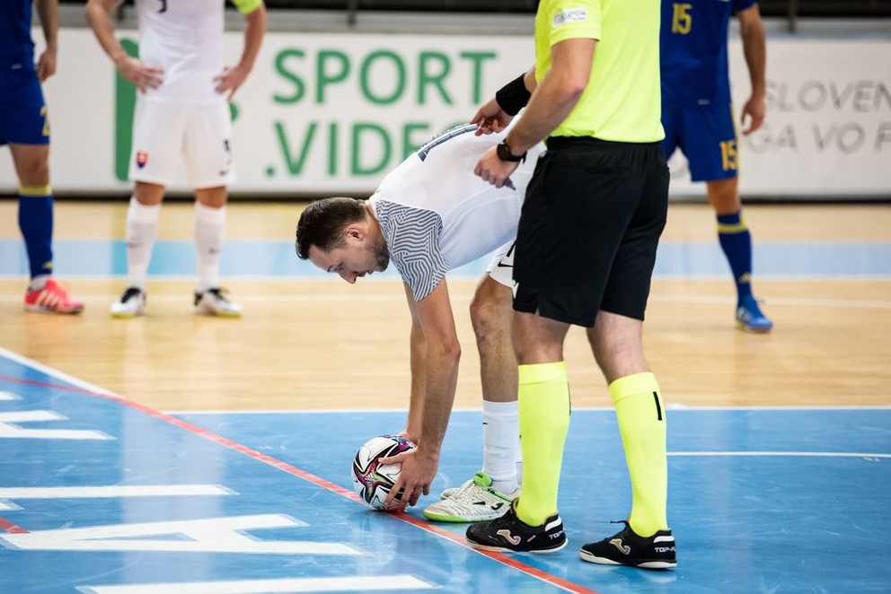 Tomáš Drahovský v zápase proti Bosne a Hercegovine v Piešťanoch na 4Nations Tournament.