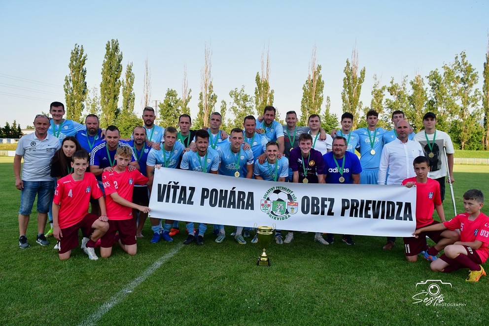 OFK Baník Lehota pod Vtáčnikom víťaz pohára ObFZ Prievidza 2022/2023.