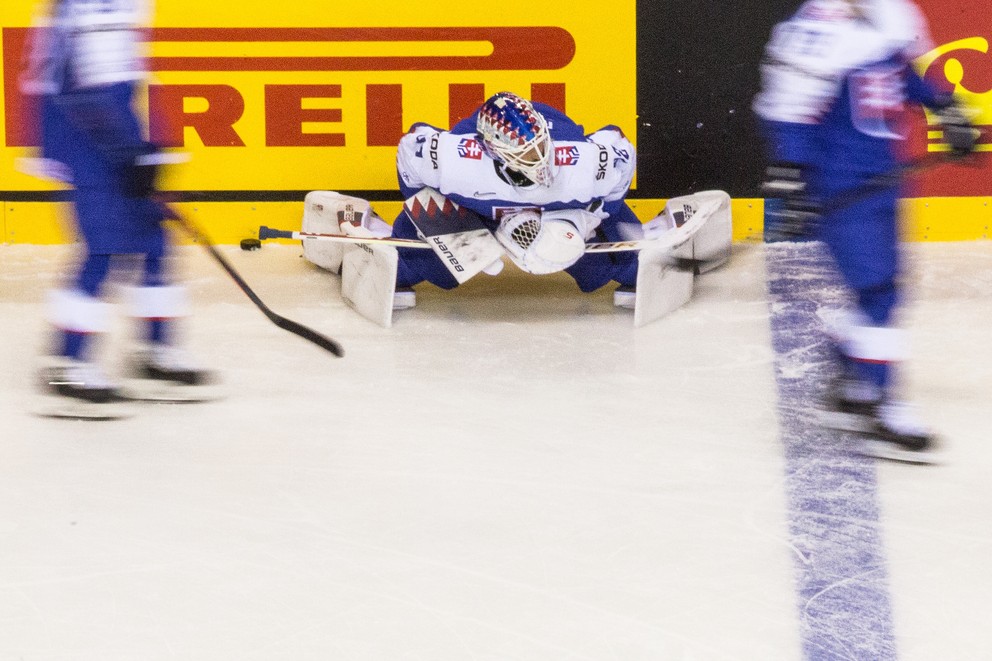 Patrik Rybár pred zápasom Slovensko - Kanada na MS v hokeji 2019.