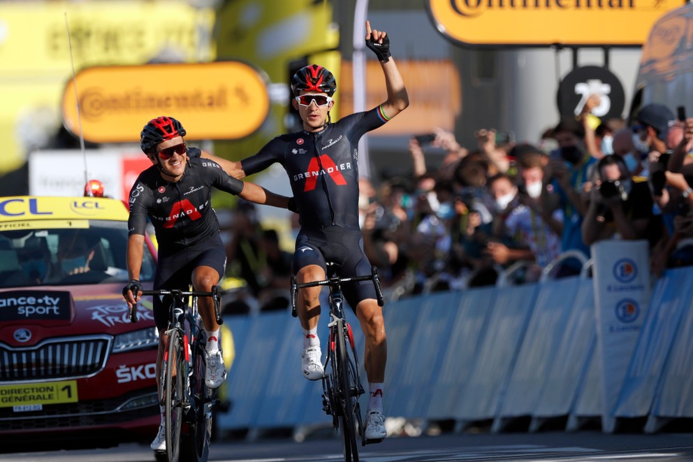 Michal Kwiatkowski pamätne víťazi v etape na Tour de France 2020.