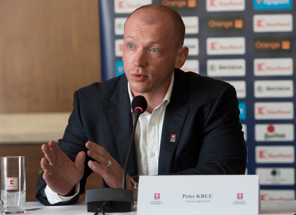 Na snímke výkonný riaditeľ Slovenského zväzu ľadového hokeja (SZĽH) Peter Kruľ.