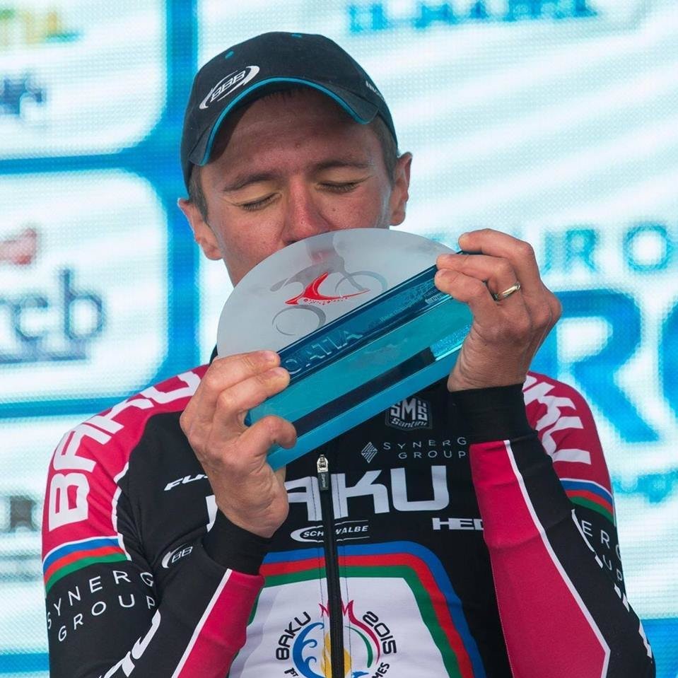 Domáci cyklista mal z triumfu, pochopiteľne, veľkú radosť.