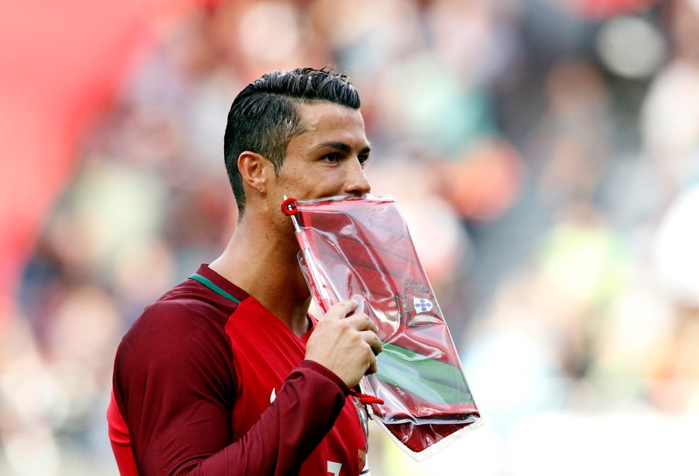 Cristiano Ronaldo je najväčšou portugalskou hviezdou.