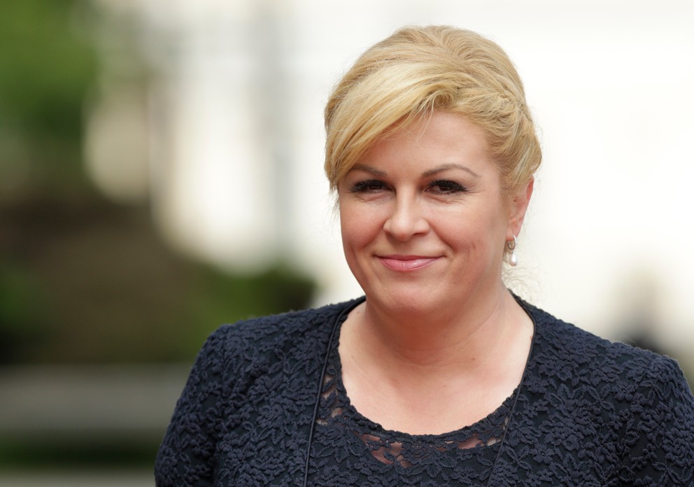 Správanie chorvátskych fanúšikov znepokojilo aj prezidentku Kolindu Grabarovú Kitarovičovú.