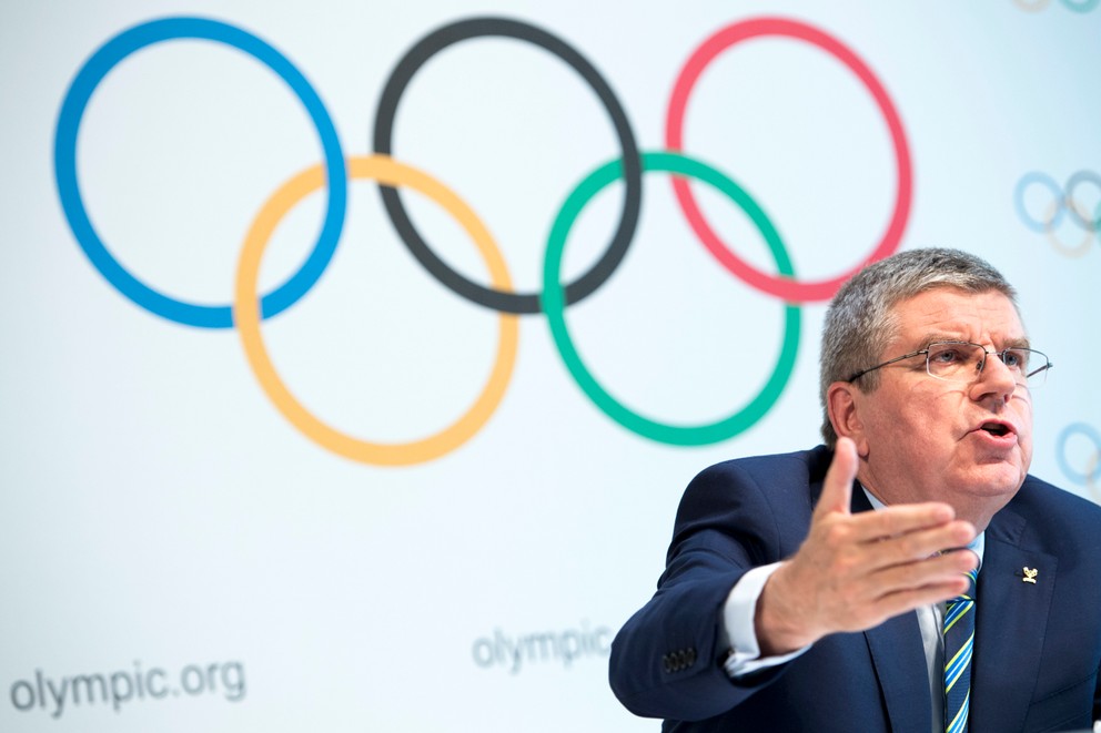 Prezident Medzinárodného olympijského výboru Thomas Bach. 