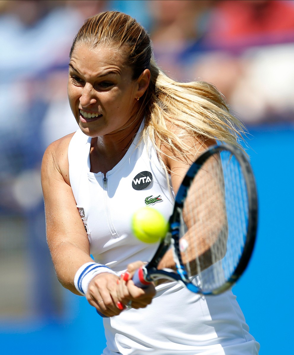 Dominika Cibulková v piatok zápas otočila.