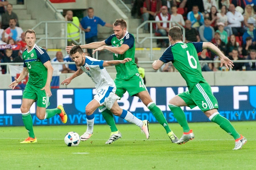 Pred turnajom hrali so Slovenskom. Severní Íri zabojujú o štvrťfinále.